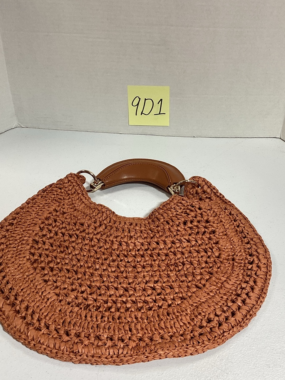 Woven Hobo Bag in Rust Brown - Stylish Casual Carry